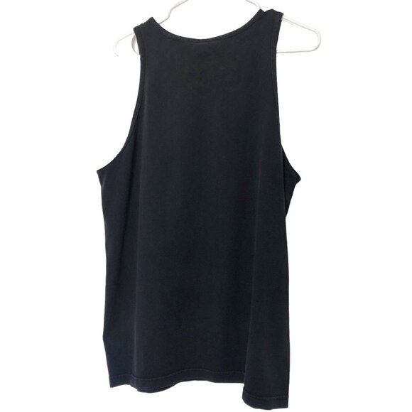 Vintage Peg Leg Pete Tank Skull Cross Swords Raid Pillage Plunder Size L Black - Picture 3 of 4